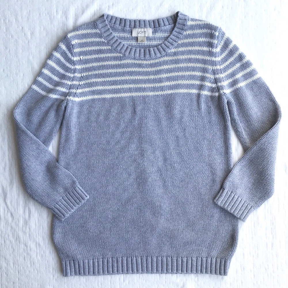 LOFT cotton knit sweater